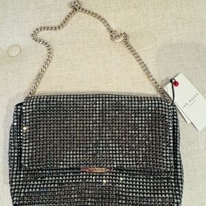 Ted Baker- GLITZET - Crystal Clutch/ Shoulder. NWT, bought it in Europe.